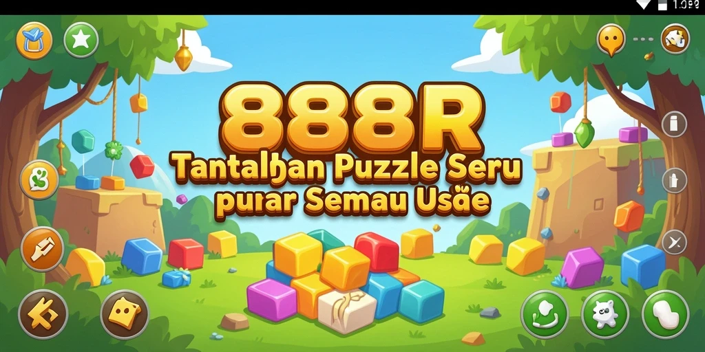 Screenshot gameplay 888R menampilkan tantangan puzzle yang menarik.