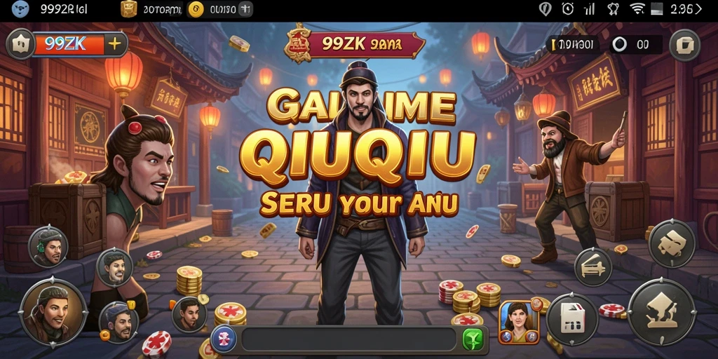 Tampilan gameplay seru di <strong>99ZK</strong> dengan aksi QiuQiu.