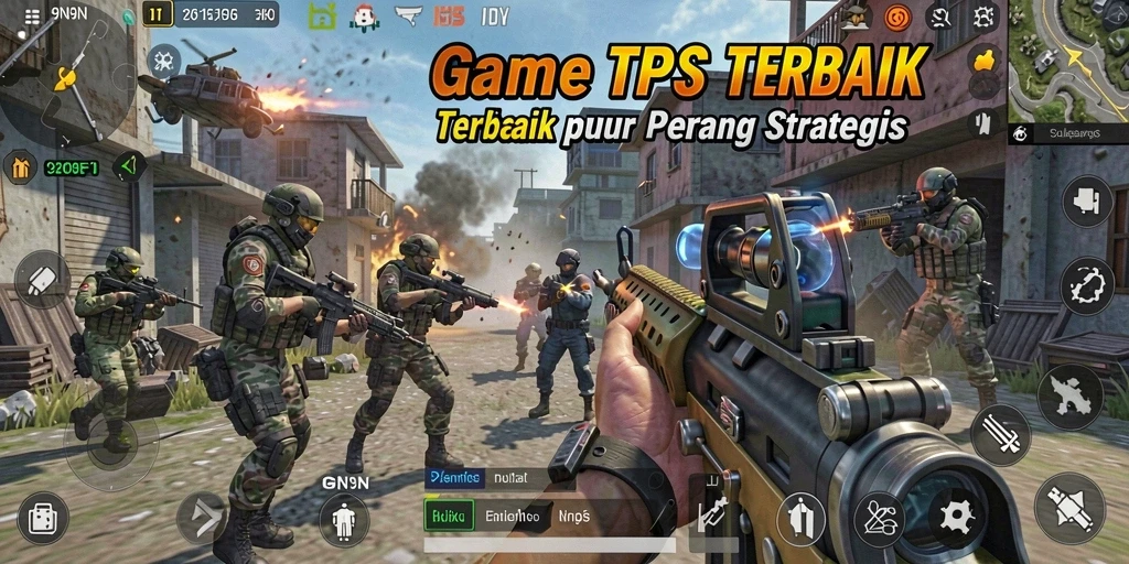 Screenshot gameplay TPS penuh aksi di 9N9N.