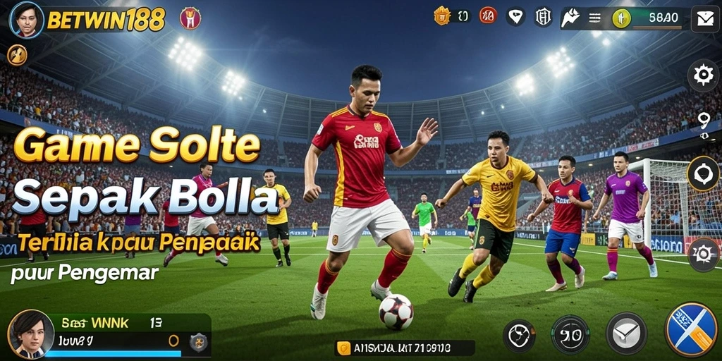 Screenshot gameplay BETWIN188 yang menampilkan aksi seru dalam pertandingan sepak bola.