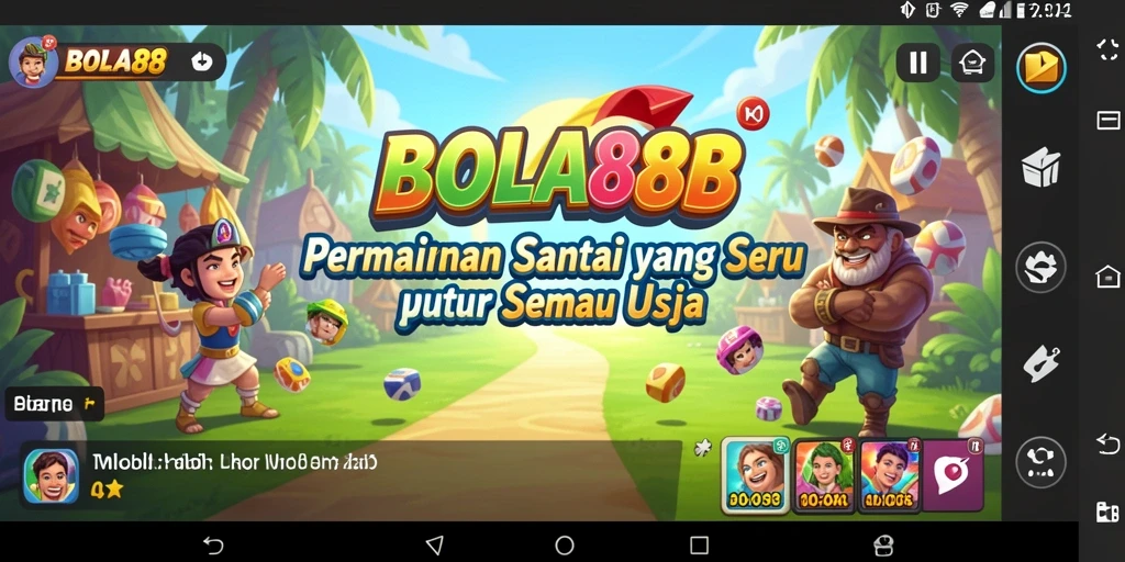 Screenshot gameplay BOLA88 yang menampilkan tindakan seru.