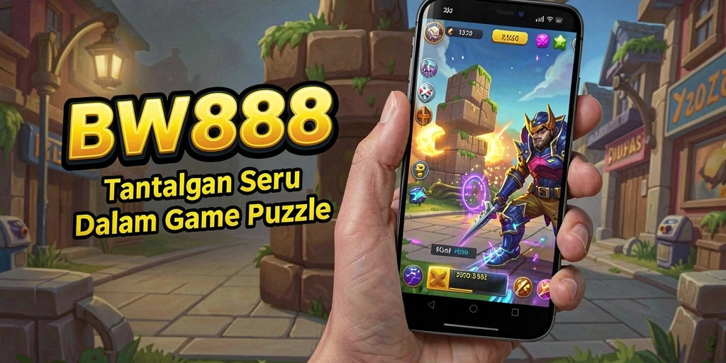 Tampilan gameplay BW888 yang memukau dan penuh tantangan Puzzle.