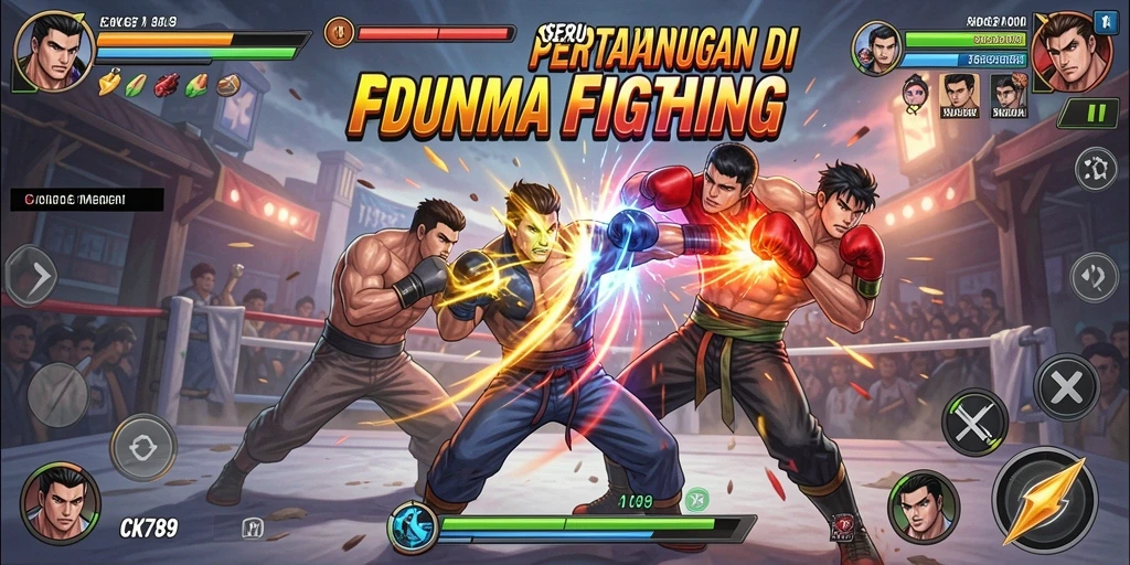 Gameplay seru CK789 dengan pertarungan yang menegangkan.