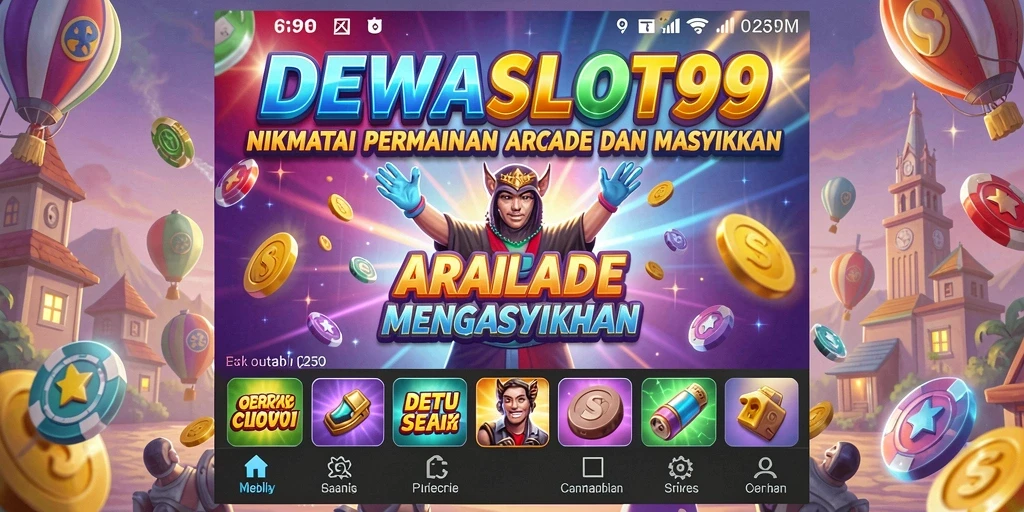 Tampilan screenshot DEWASLOT99 memperlihatkan keseruan gameplay Arcade yang dinamis.