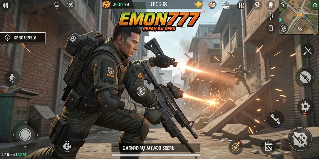 Screenshot gameplay EMON777 menampilkan aksi seru yang mendebarkan.
