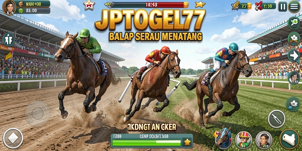 Tampilan gameplay seru dalam balapan JPTOGEL77.