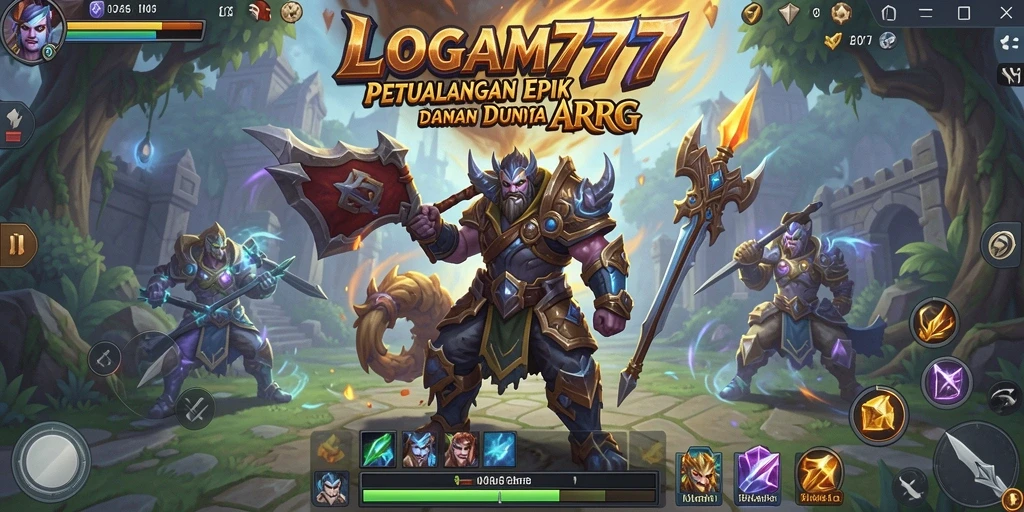 Tampilan menakjubkan dari gameplay ARPG LOGAM777.