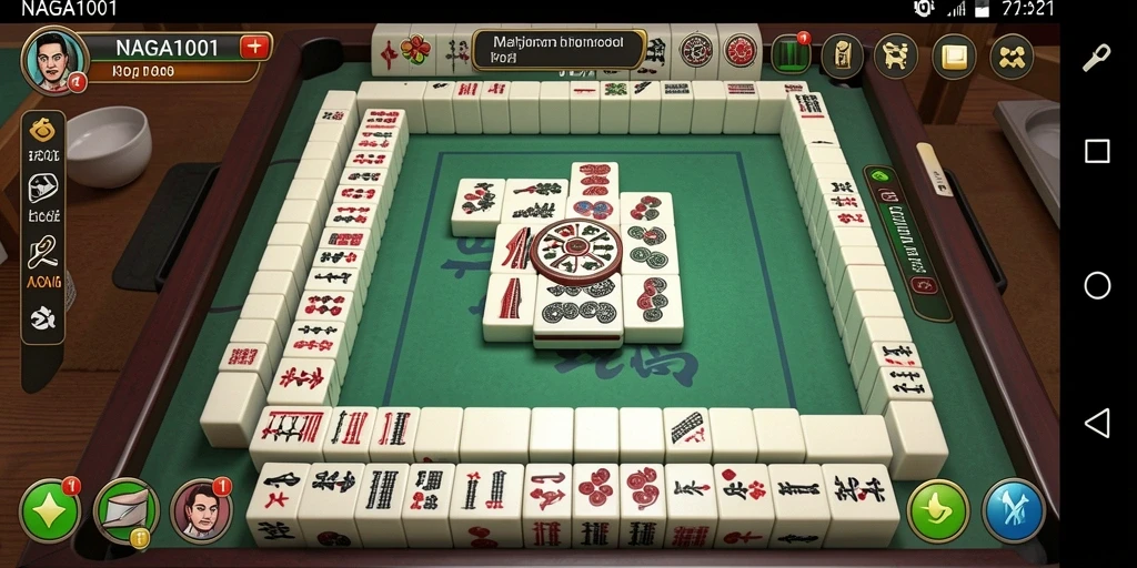 Gameplay menarik NAGA1001 yang menunjukkan mahjong seru.