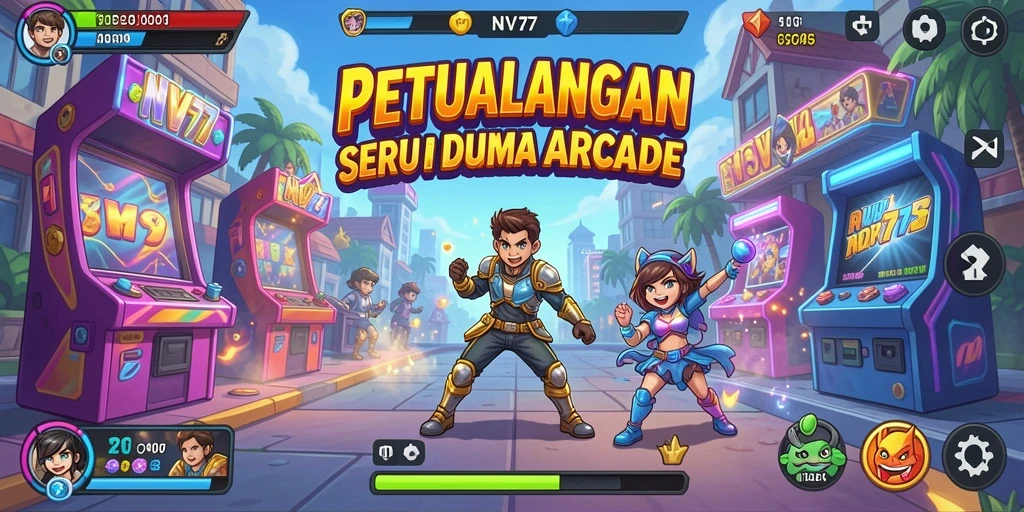 Tampilkan gameplay seru NV77 dengan tantangan Arcade.