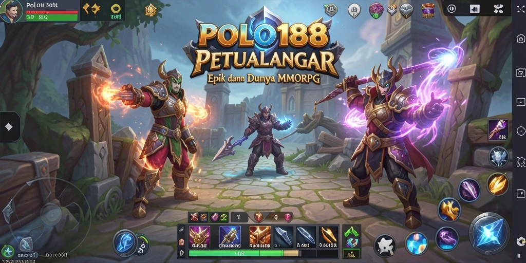 Gameplay seru POLO188 dalam dunia MMORPG yang luas.