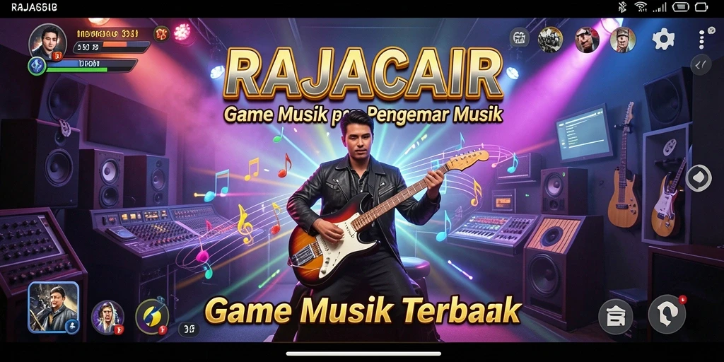 Tampilan gameplay RAJACAIR yang menggugah semangat bermain musik.
