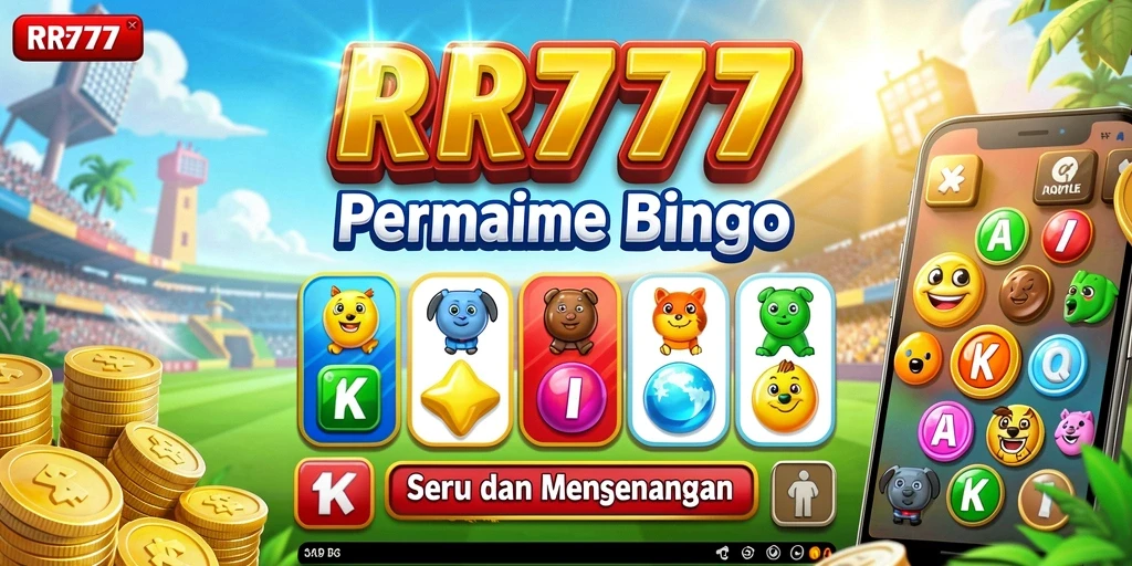 Screenshot gameplay RR777 yang menunjukkan keseruan Bingo.